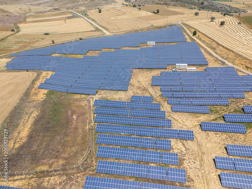Solar panels generating clean energy in Turkiye