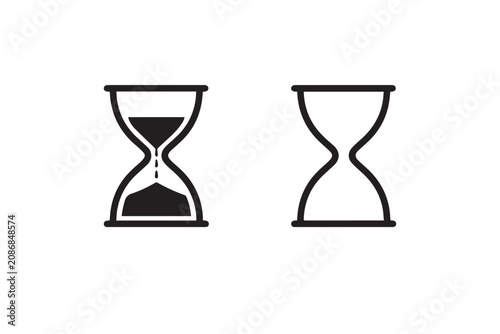 hourglass vector illustration
