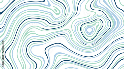 Abstract Topographic Map Contour Lines Vector Background with Seamless Marble Texture Pattern for Creative Graphic Web Design and Modern Wallpaper Backdrops