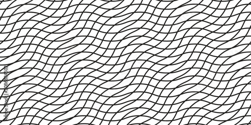 Net texture pattern on white background. Net texture pattern for backdrop and wallpaper. Realistic net pattern with black squares