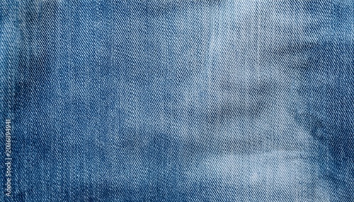 Faded Light Blue Denim Minimalist Stonewash Effect Simple Texture Fabric Wash Cloth