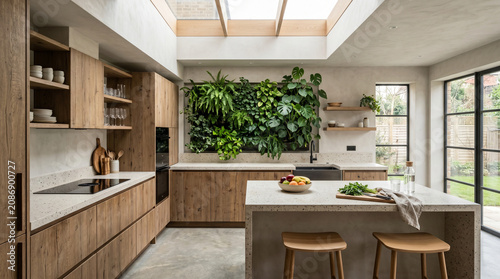 modern kitchen interior