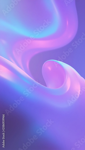 Oil-paint inspired abstract brushstrokes in bold vivid colors & seamless gradient waves with iridescent highlights & minimalist silver black gradient abstract wallpaper

