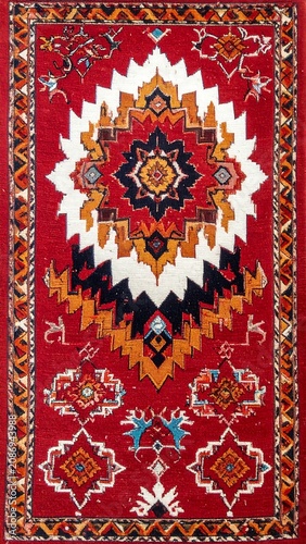 Red Patterned Carpet.