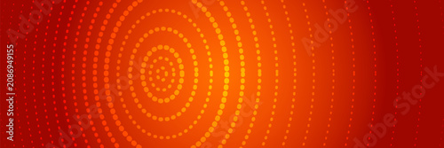 фотографія Red dot concentric circle background