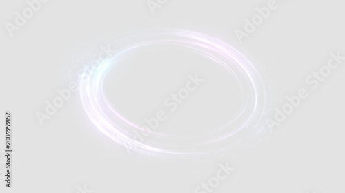 Принти на полотні Luminous abstract swirl png with rotating light flow, glowing energy streaks and transparent composition