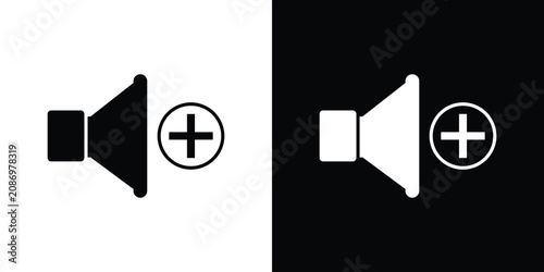 Tableau sur toile Decrease volume icon set