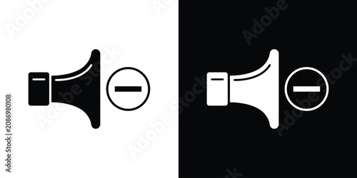 Foto Decrease volume icon set
