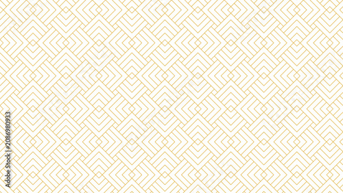 seamless geometric pattern featuring gold line diamond shapes in an Art Deco style.