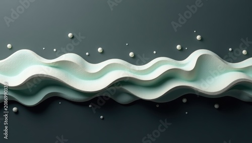 Abstract Textured Artwork Featuring A Horizontal Wave Band In A Minimalist Style