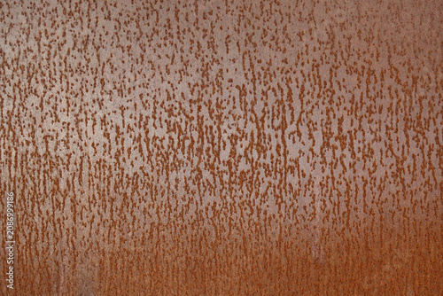 texture of a rusty sheet of metal