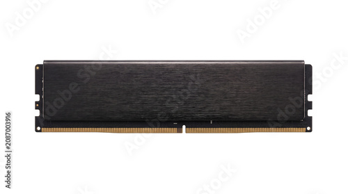 Fotografia Computer RAM module for PC upgrade and performance enhancement