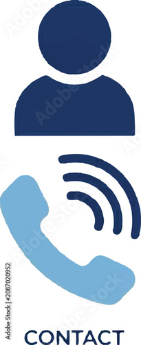 contact phone support icon vector illustration design