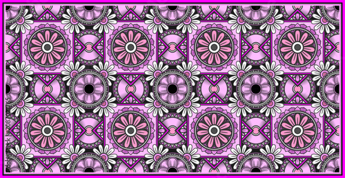 Batik mandala floral seamless pattern with pink and purple traditional ornament texture is perfect for ethnic clothing textile fabric print and regional fashion merchandise design decoration