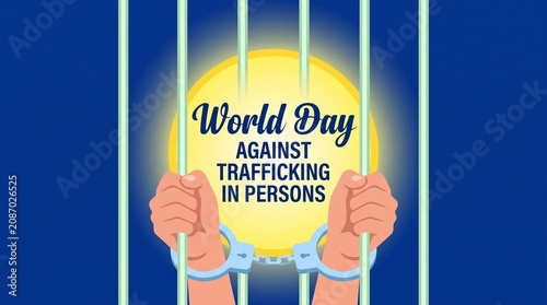World day against trafficking in persons illustration