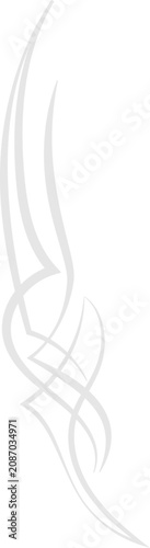 Vintage Pinstriping Art Set: Hand-Drawn Old School Designs