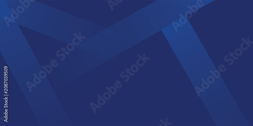 фотографія Abstract blue background with glowing geometric lines
