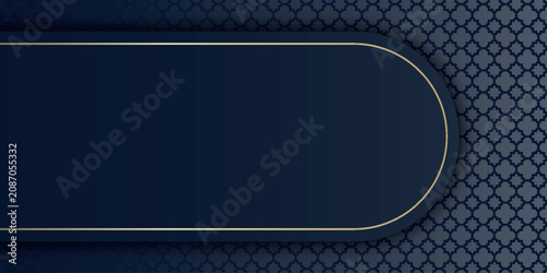 Fotografía Luxurious abstract background with elegant Islamic ornamental pattern