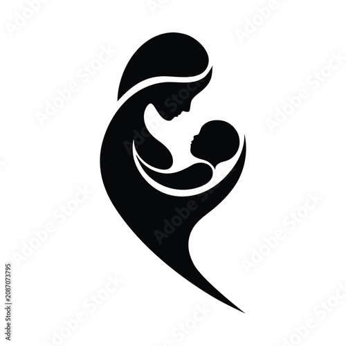 vector illustration of a silhouette of a woman