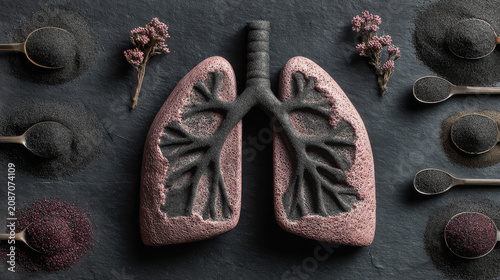 PM2.5 Air Pollution Health Impact on Lungs