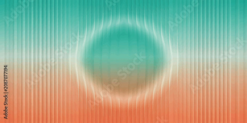Konstfotografi Abstract Colorful Circle ripple Background with Blue Sky Light Rays Rainbow Glow