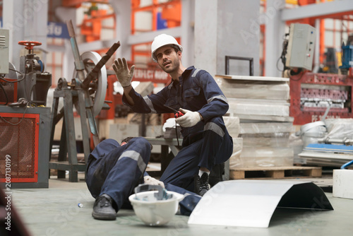 Foto Accident occurred at the factory