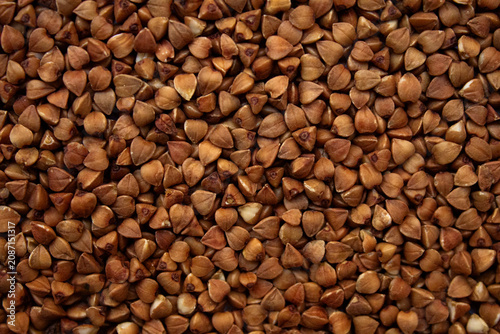 Canvas Print Buckwheat pattern top view