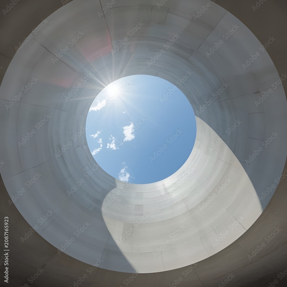 Fototapeta premium abstract architecture in the sky
