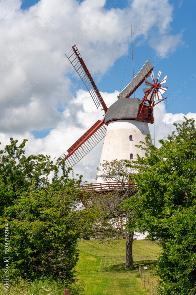 Fototapeta premium Düppeler Mühle/Dybbol Molle bei Sonderborg/Sonderburg Dänemark