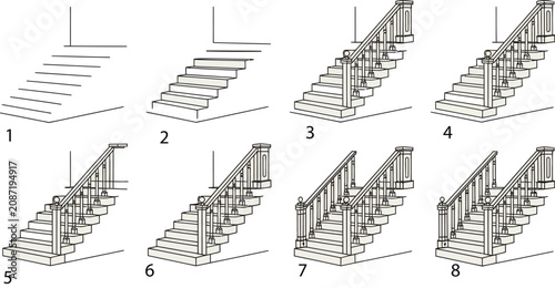 Staircase, staircase designs, staircases, stairway, stairway designs, vector staircases