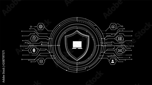 Computer Security Shield Network Interface