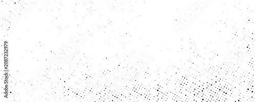 Background with monochrome dotted texture. Polka dot pattern template vector dots pattern