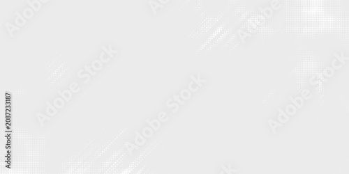 Dot white gray wave light technology texture background. Abstract big data digital concept.