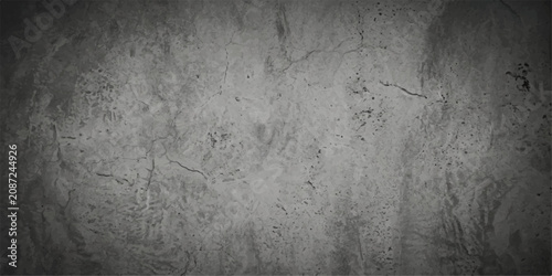 Cuadro en lienzo Abstract grungy concrete wall texture with visible cracks and imperfections, offering a raw and industrial aesthetic for background design