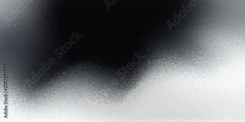 Foto Shiny silver foil metallic texture - glossy gray steel gleaming surface, frosted glass effect with blur glare reflection, bright polished metal material