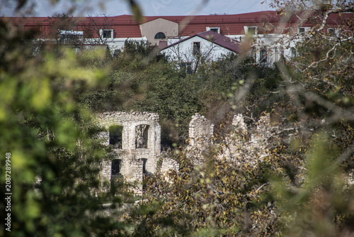 Shusha City after the Karabakh war. Shusha, Azerbaijan.