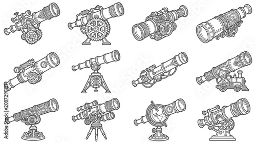 Vintage Telescope Collection