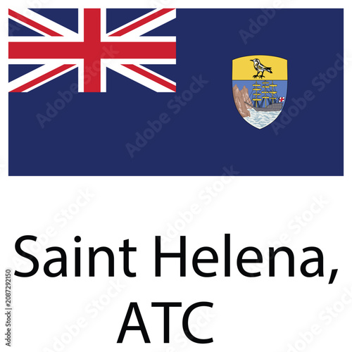 National flag of saint helena with overseas territory national patriotic identity atlantic sovereignty government diplomatic official geography statehood political