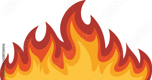 Φωτογραφία Flames Burning on White Background