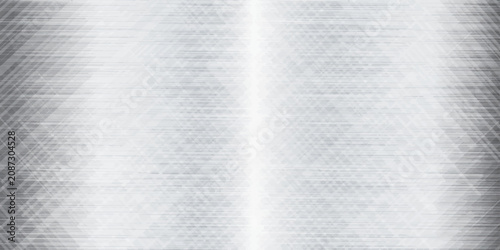 Fotografie Brushed Metal Texture: A close-up shot showcasing the intricate brushed texture of metallic material, reflecting light with a subtle sheen