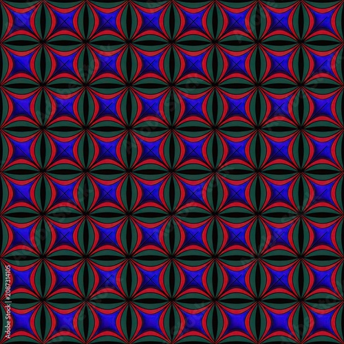 Colorful geometric pattern design seamless texture