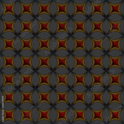Colorful pixel art pattern design