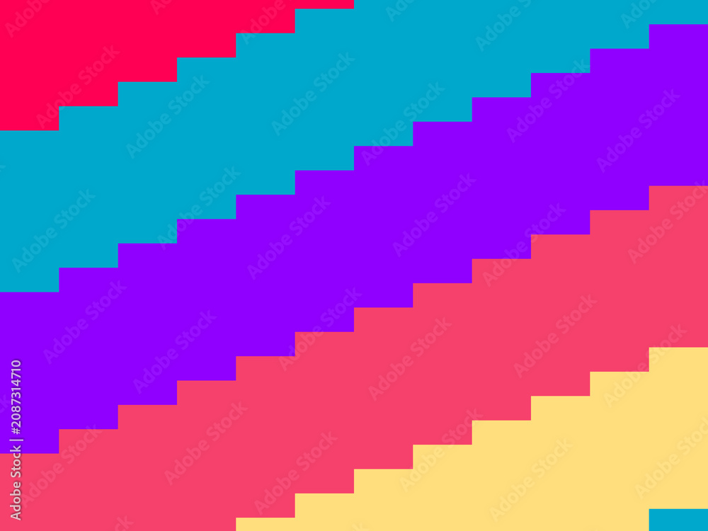 Obraz premium Modern Stairway Bands Abstract Poster Background