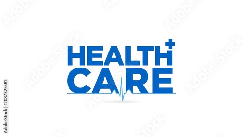 Medical healthcare text logo with ekg heartbeat line healthcare hospital heartbeat medicine clinical branding diagnostic wellness treatment professional minimalist identity corporate