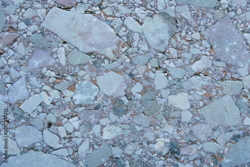 Smooth Natural Stone Wall Texture with Copy Space