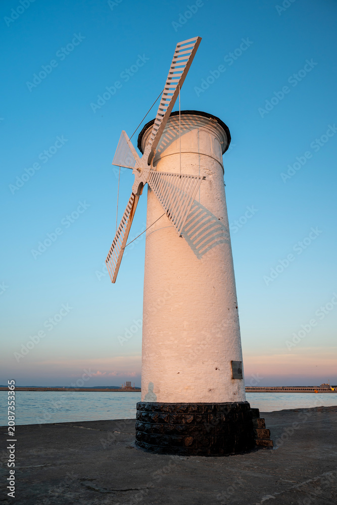 Fototapeta premium Stawa Mlyny - an iconic navigation mark and the official symbol of Swinoujscie, Poland