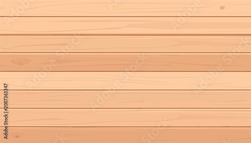 Принти на полотні A seamless horizontal light wood grain vector texture background