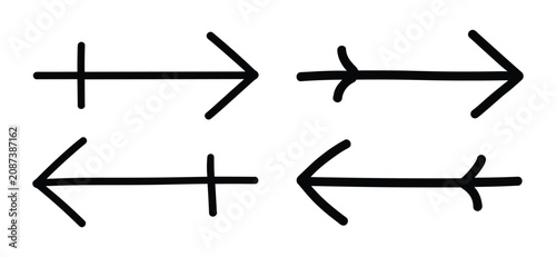 Canvastavla Directional Arrows Symbolizing Choices