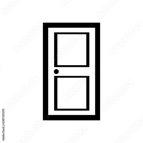 vectorel door icon