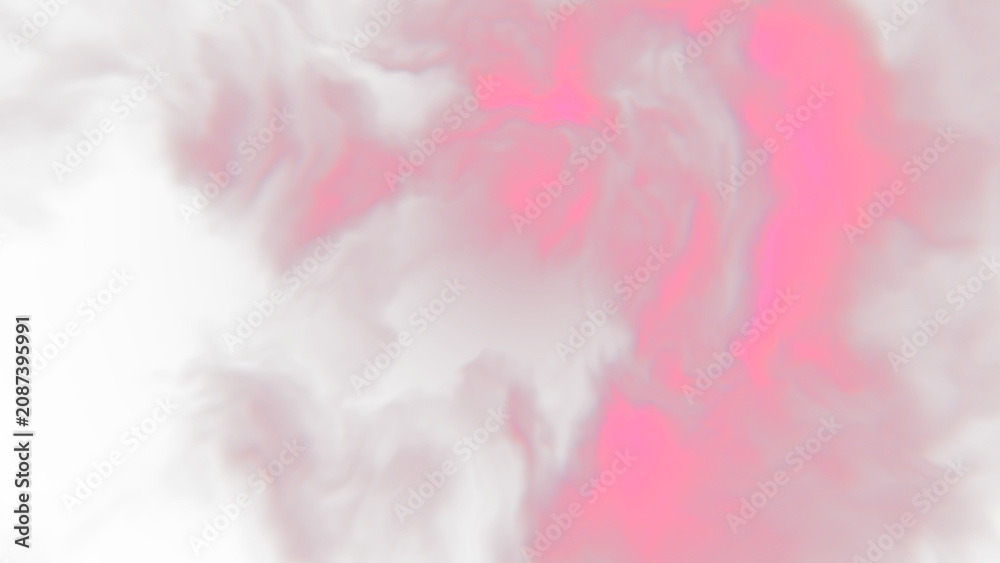 Fototapeta premium Red smoke cloud swirl texture in pink tone for bold abstract fog effect design template background